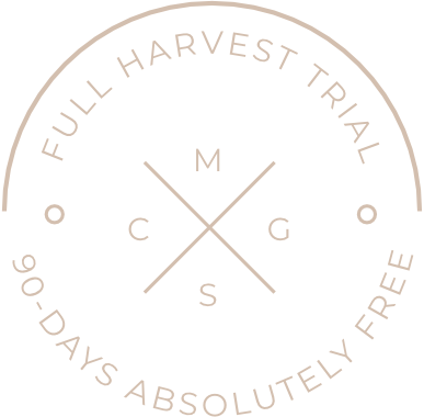 Mustashio Badge - Full Harvest Trial. 90-Days Absolutely FREE