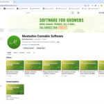 Screenshot of our Youtube Channel for Mustashio Cannabis Software for Growers